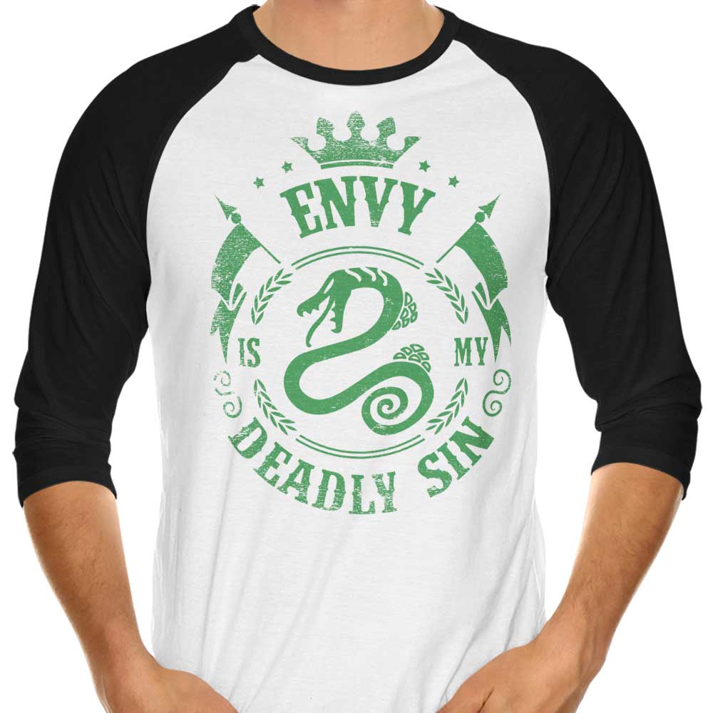 Envy is My Sin - 3/4 Sleeve Raglan T-Shirt