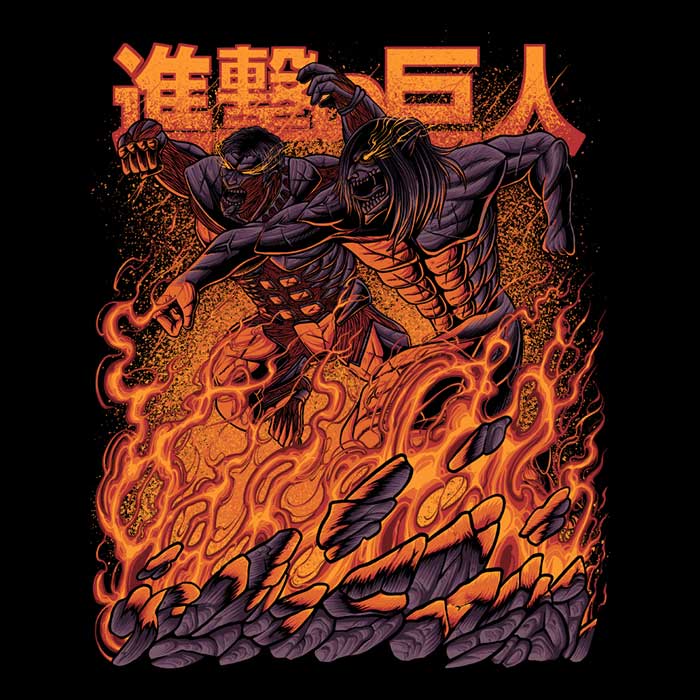 Eren x Reiner - Long Sleeve T-Shirt