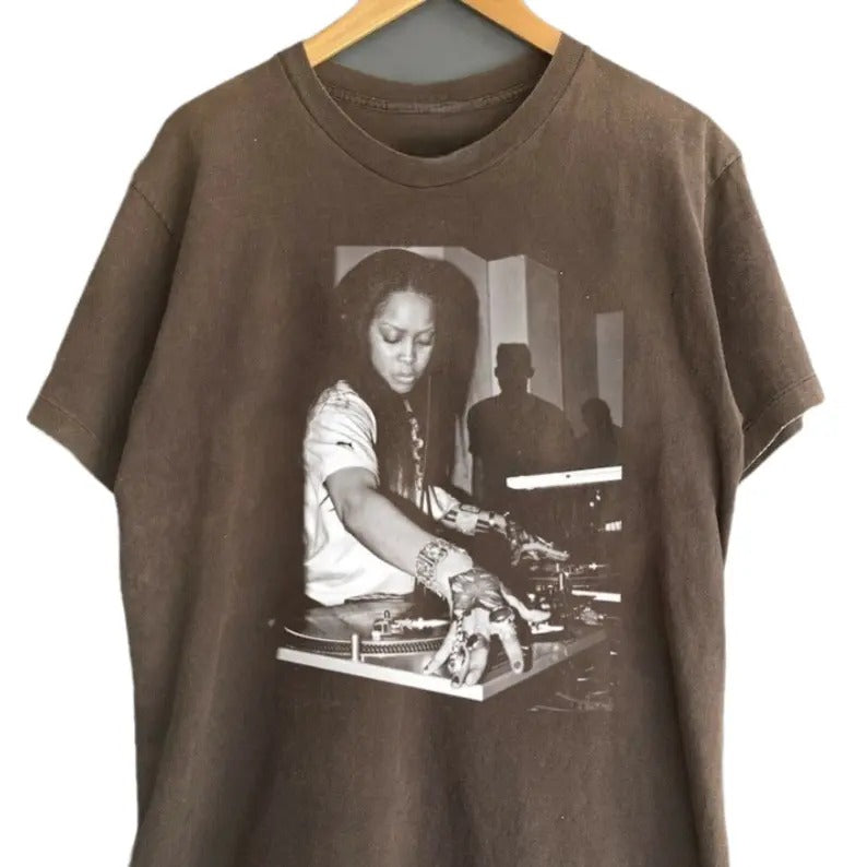 Erykah Graphic Shirt, Unisex Cotton Top Tee, Erykah Badu Tour Shirt, Gifts for Music Fan