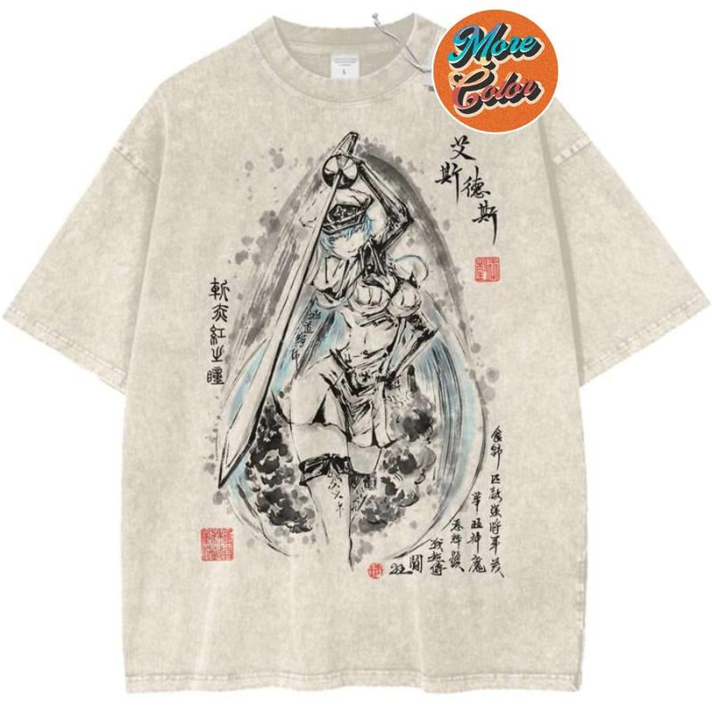 Esdeath Shirt, Akame Ga Kill Anime Shirt, Vintage Tee Shirts, Cotton Unisex T-shirt, Crew Neck, Size S- 3XL, Menswear Top, Womenswear Top Underwear Streetwear