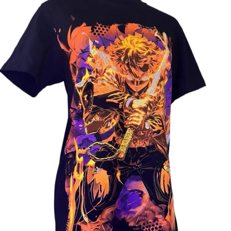 Espada Samurai T-shirt for Men - Short Sleeve Top with Graphic Design, Ideal for Casual Wear - Menswear