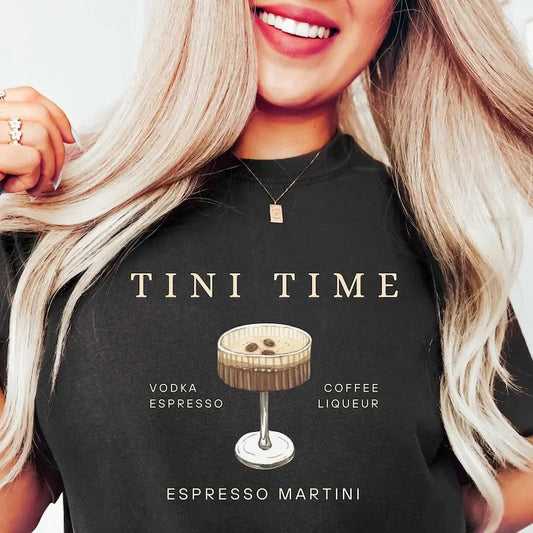 Espresso Martini Sweatshirt, Tini Time, Espresso Shirt, Espresso Martinis, Espresso Martini Top, Martini Lover Gift, Martinis Sweatshirt