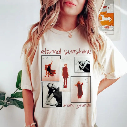 Eternal Sunshine Shirt Ariana Album 2024 T-shirt A.G Graphic Sweatshirt Yes And Hoodie Ariana Merch Gift For Fans