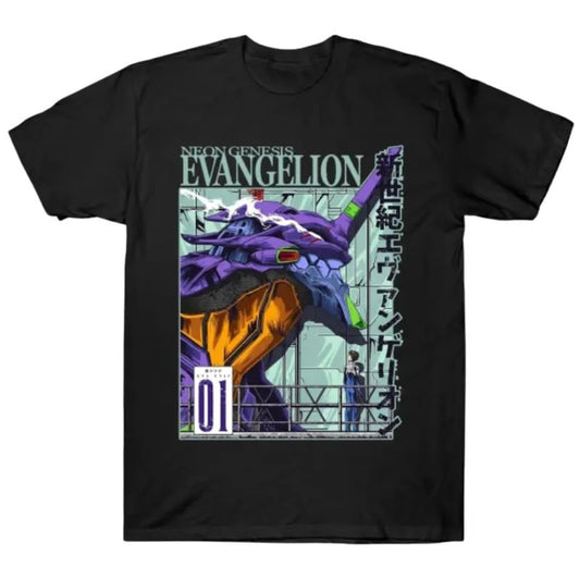 Evangelion Shirt, Neon Genesis Evangelion TShirt, Gift For Fan, Tshirt Gift Top Menswear Underwear Streetwear Tropical...