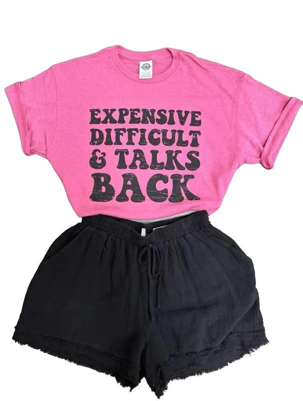 Expensive, Difficult & Talks Back Tshirt Fit Top Hoodie, Sweatshirt | InkThreadWorks.com