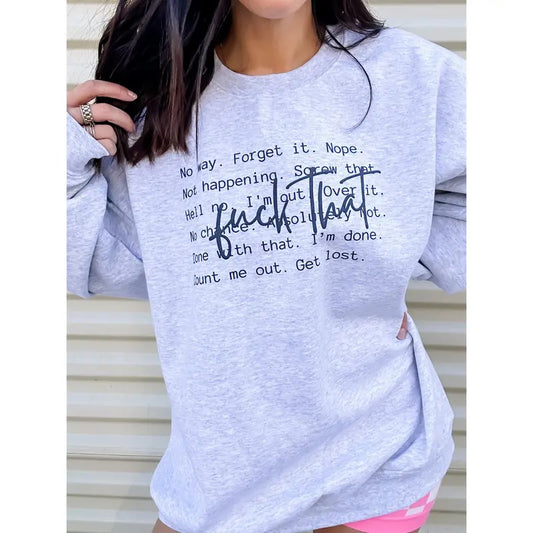 F That Graphic Pullover