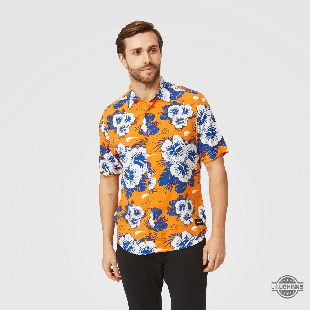 F1 Mclaren Tropical Hawaiian Shirt And Shorts Replica 2024 SALE