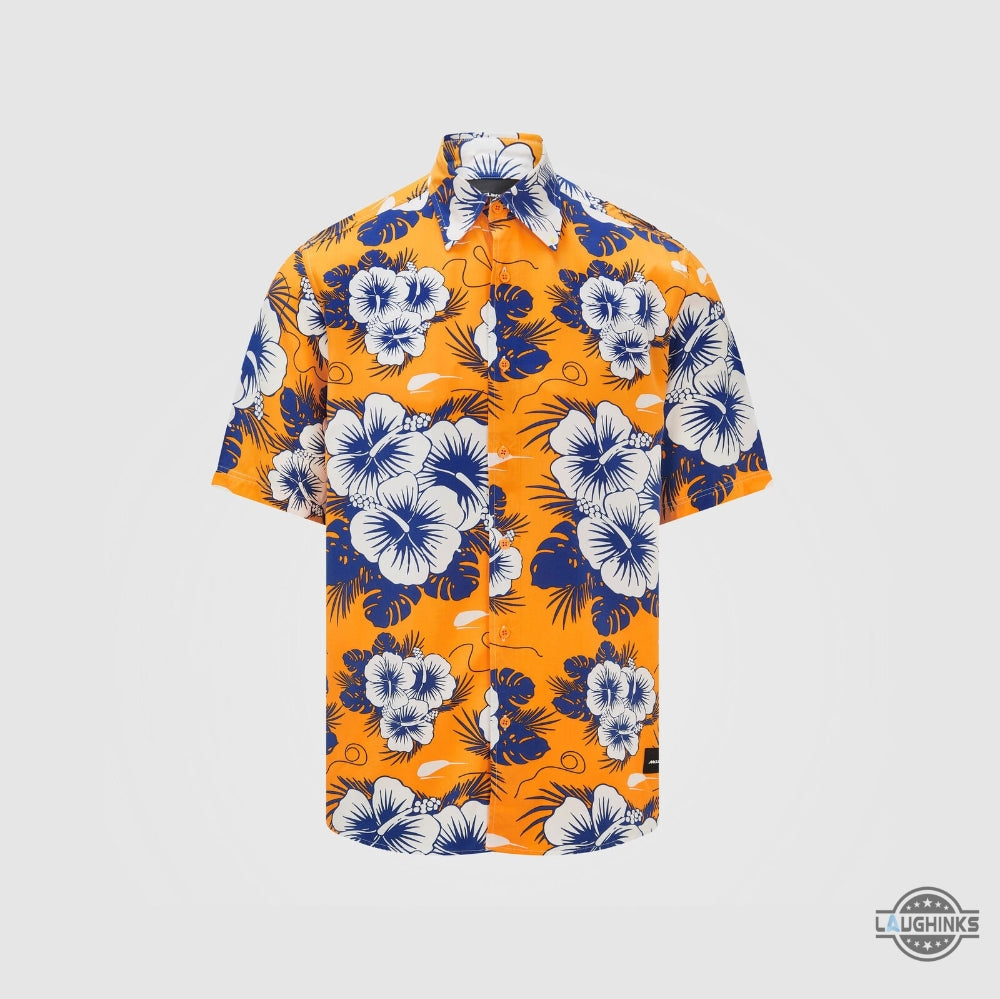 F1 Mclaren Tropical Hawaiian Shirt And Shorts Replica 2024 SALE