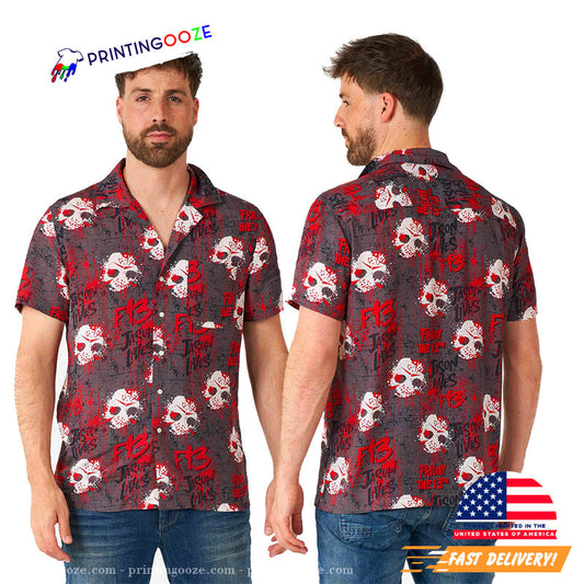 F13 Friday The 13th Movie Fan Hawaiian Shirt