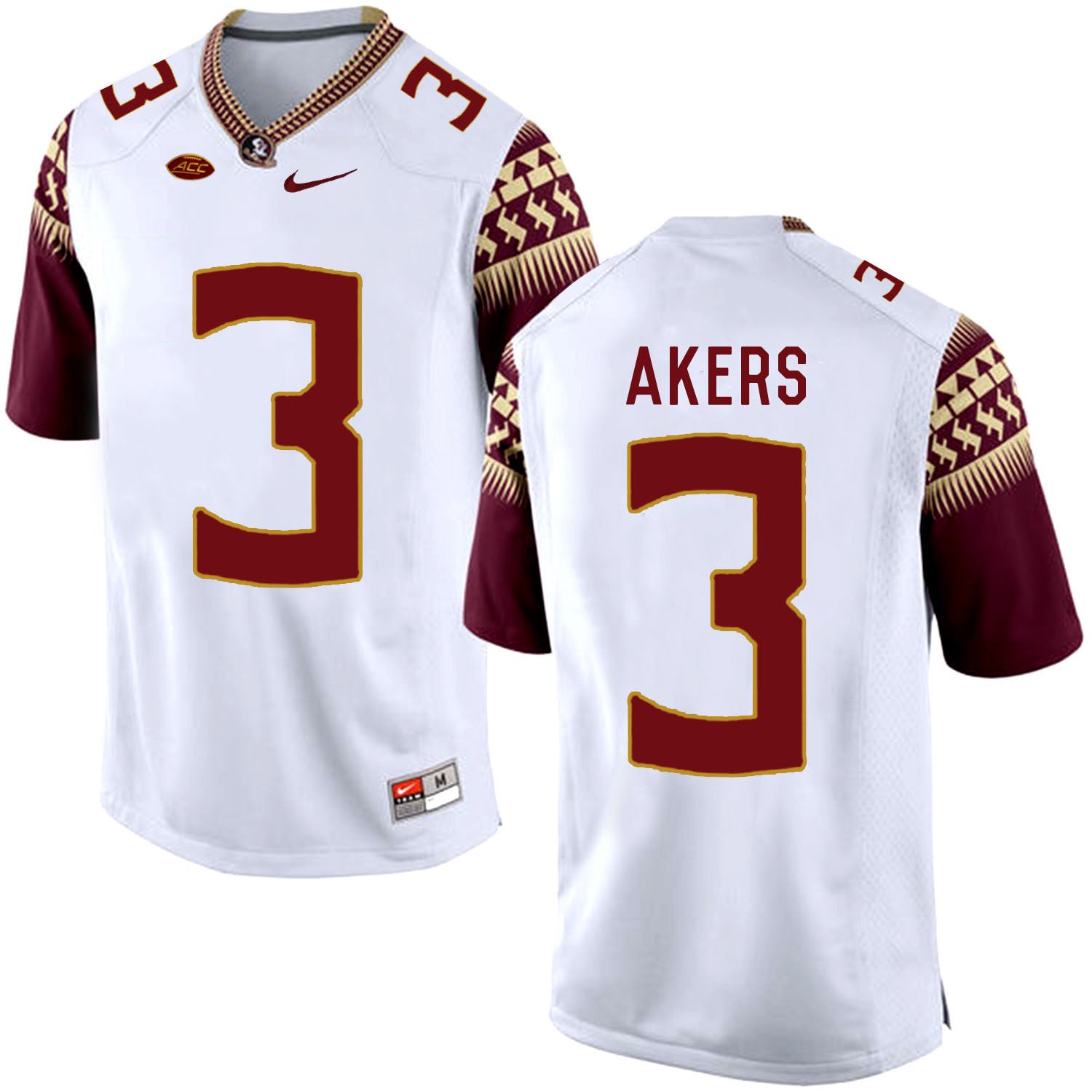 FSU AKERS 3 White