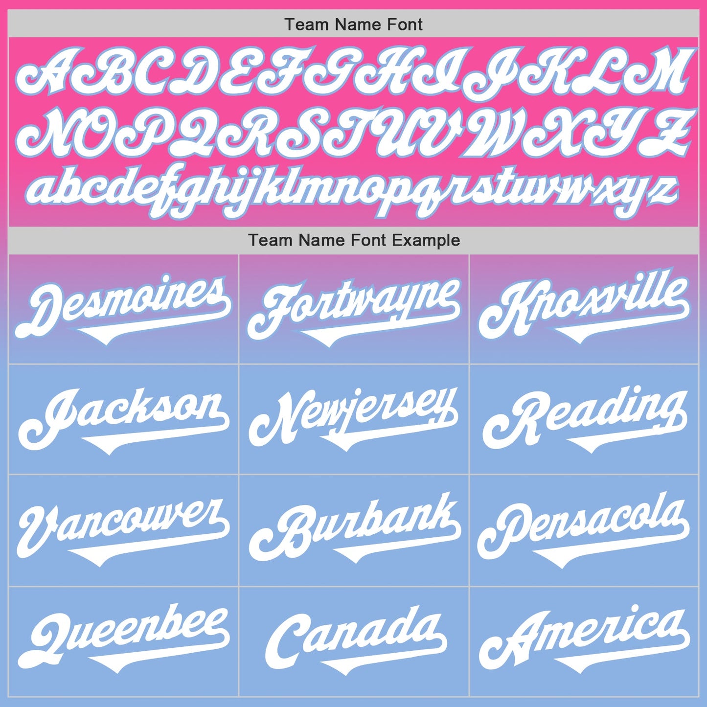 Custom Pink White-Light Blue Authentic Fade Fashion Baseball Jersey