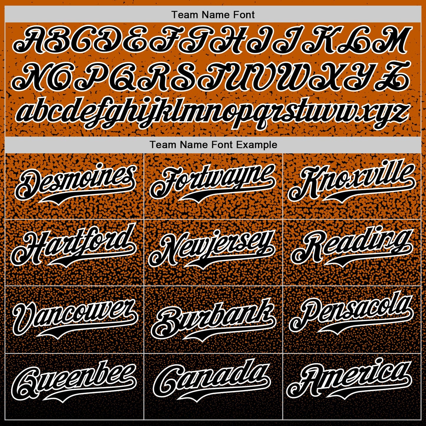 Custom Bay Orange Black-White Fade Fashion Speckle Authentic Baseball Jersey