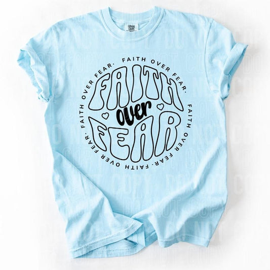Faith Over Fear DTF Transfers - THIS IS NOT A SHIRT Hoodie, Sweatshirt | InkThreadWorks.com