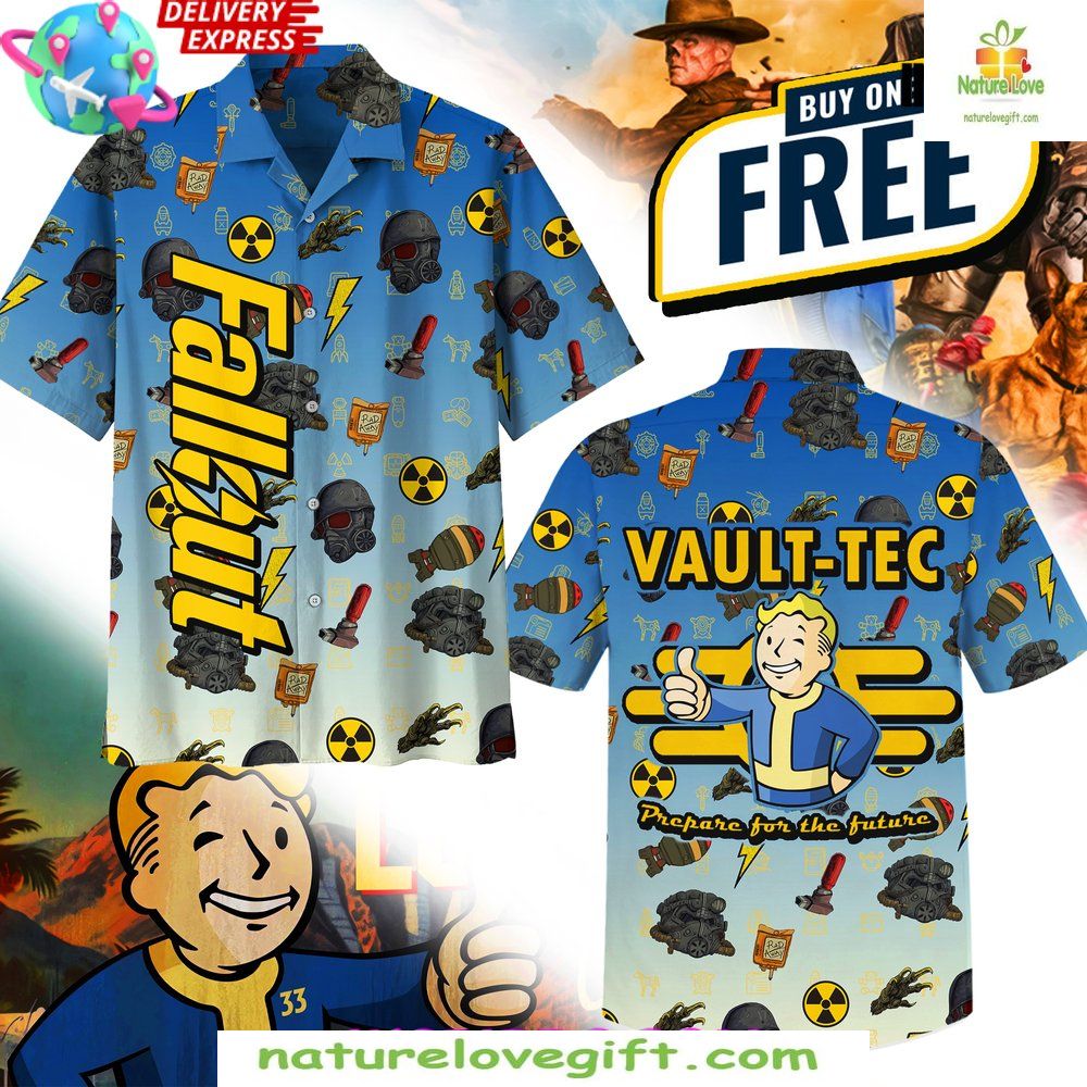 Fallout Vault-Tec Hawaiian Shirt Limited Edition