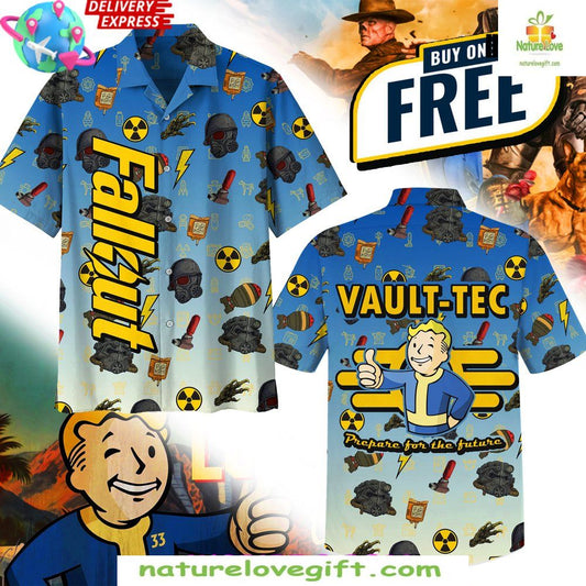 Fallout Vault-Tec Hawaiian Shirt Limited Edition