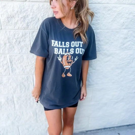 Falls Out Football Graphic Tee