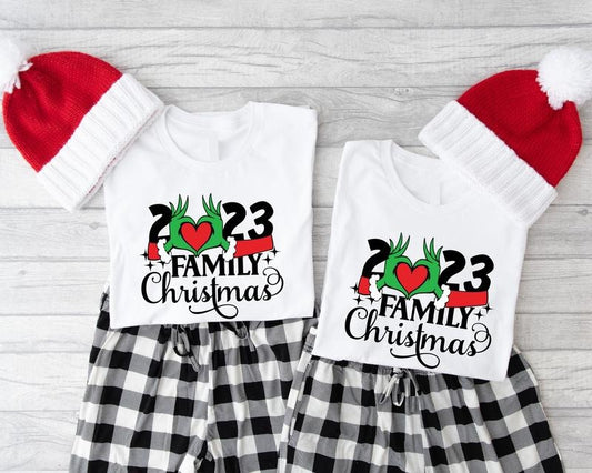 Family Christmas 2023 Shirt, Matching Family Holiday Shirt, Xmas Family Gathering Tee, Family Christmas Gift Tee. Hoodie,...