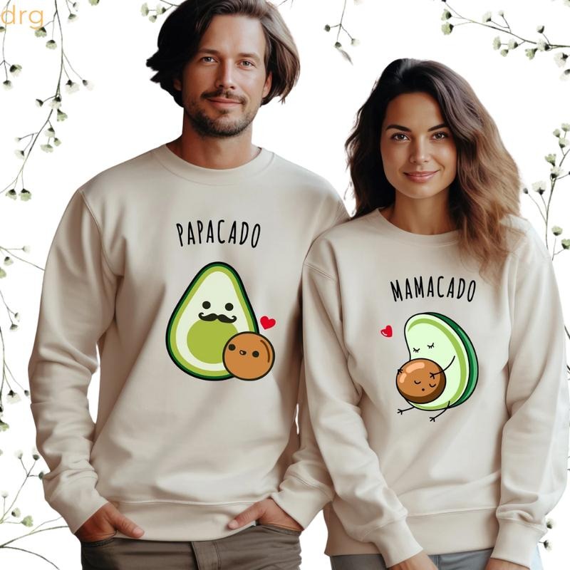 Family Matching Avacado Sweatshirt drg, Mamacado Sweatshirt drg, Pregnancy Announcement, Avocado Couple Sweatshirt....