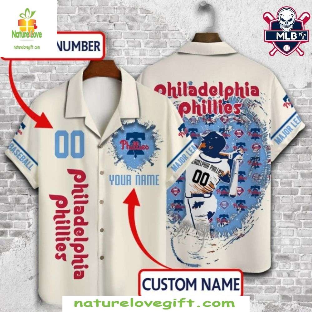 Phillies Hawaiian Shirt – Personalized MLB Baseball Jersey Fan Tribute
