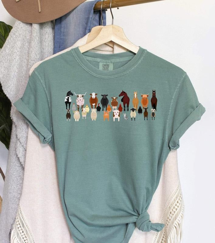 Farm Animals Lover T-Shirt Hoodie, Sweatshirt | InkThreadWorks.com