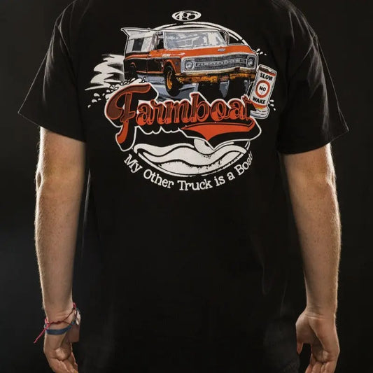 Farmboat - My Other Truck Is A Boat - Tshirt vintage  shirts Crewneck Cotton Hoodie, Sweatshirt | InkThreadWorks.com