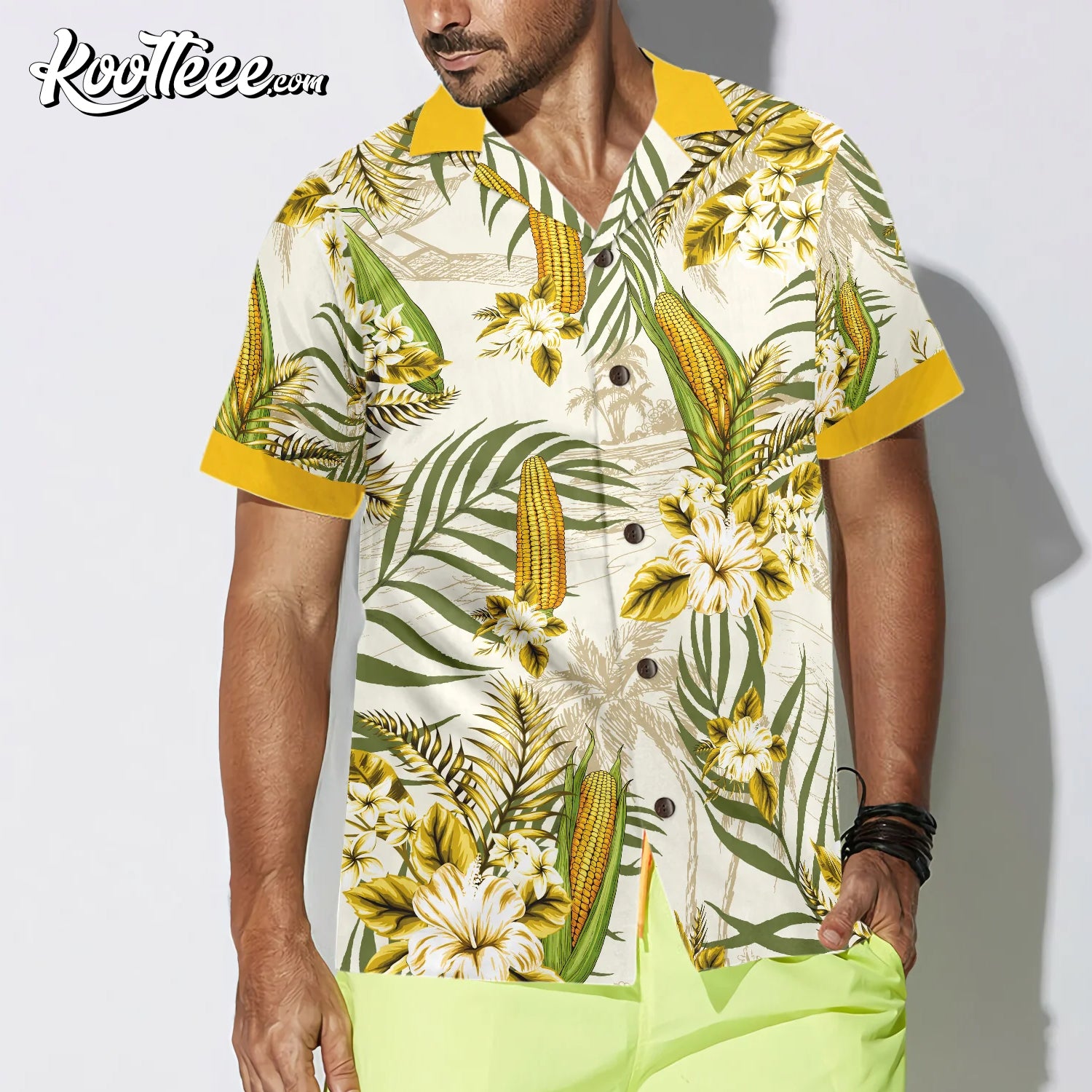 Farmer Corn Hawaiian Shirt