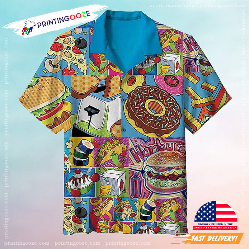Fast Foods For Life Hawaiian Shirt