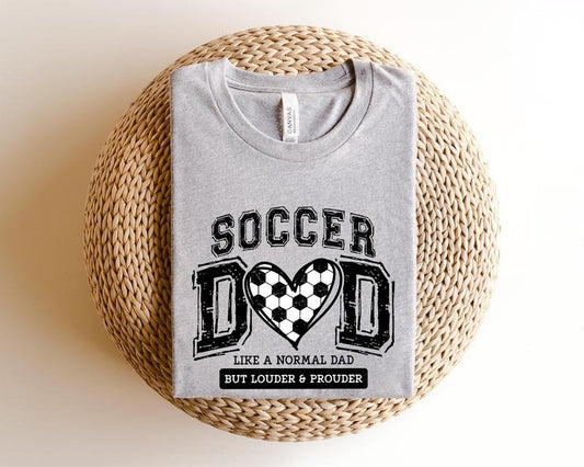 Father's Day Gifts Soccer Dad T Shirt Hoodie Sweater Soccer Shirtsoccer Dad Giftdad Sports Shirtsoccer T-shirt father Day...