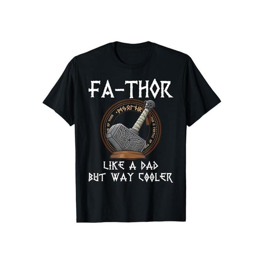 Fathor Dad Father Father's Day Gift T-Shirt Pure Cotton Casual Street Style Crew Neck Short Sleeve T-Shirt Tops Trendy...