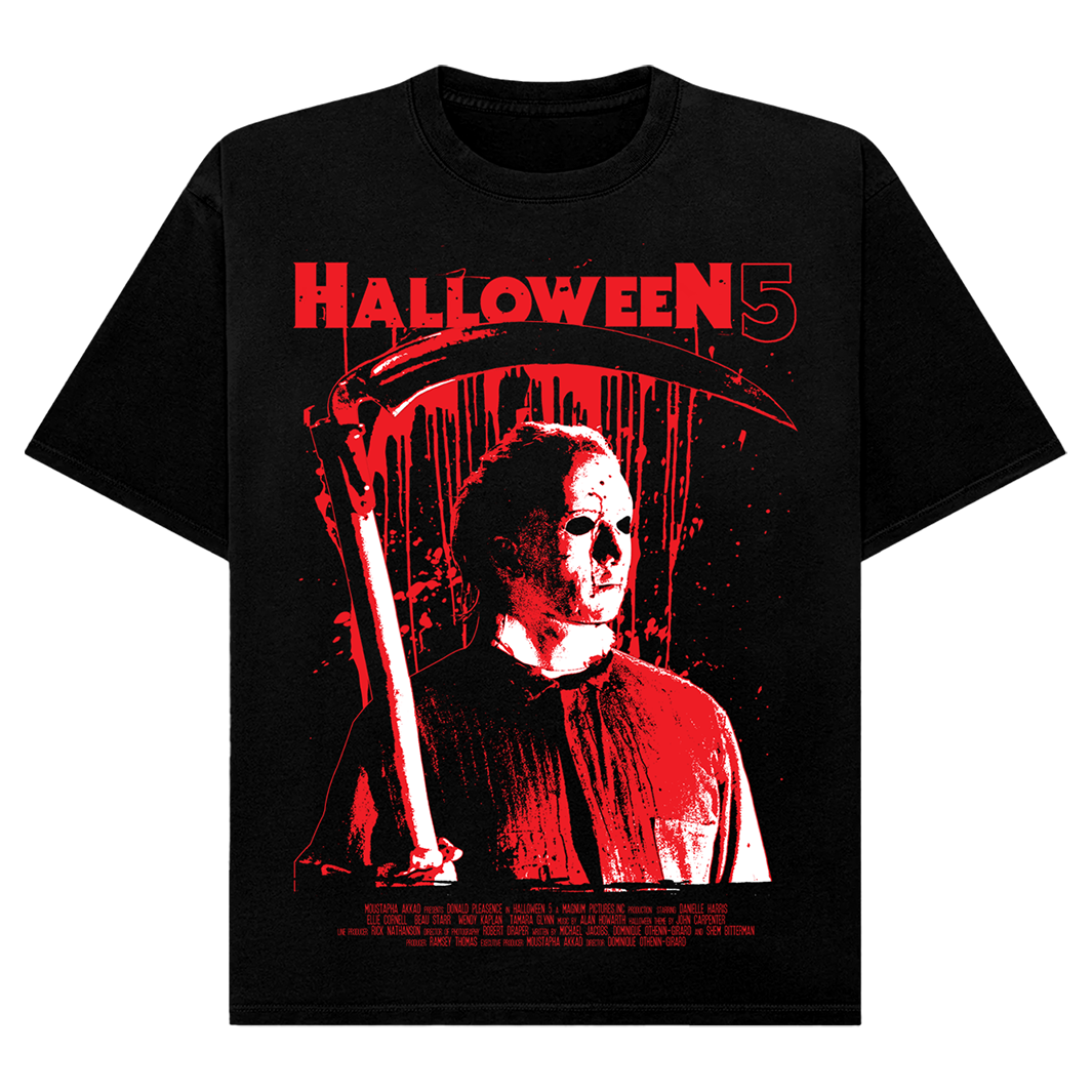 Halloween 5: Faux Poster T-Shirt (Comfort Colors)