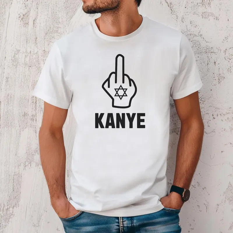 Fck Kanye Shirt, Anti Nazi Tee, Unisex Fck Ye Tshirt, Unisex Political Shirt, Anti Trump T-shirt, Music Shirt, Current...
