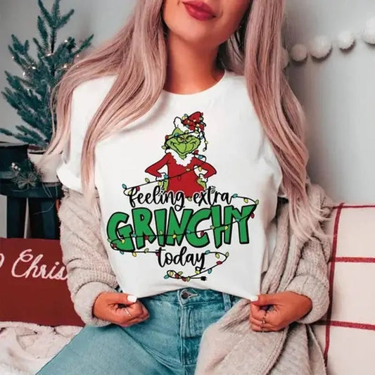 Feeling Extra Grinchmas Today Shirt, Gift For Christmas Holiday Tshirt, Seasons Greetings, Vintage Shirt