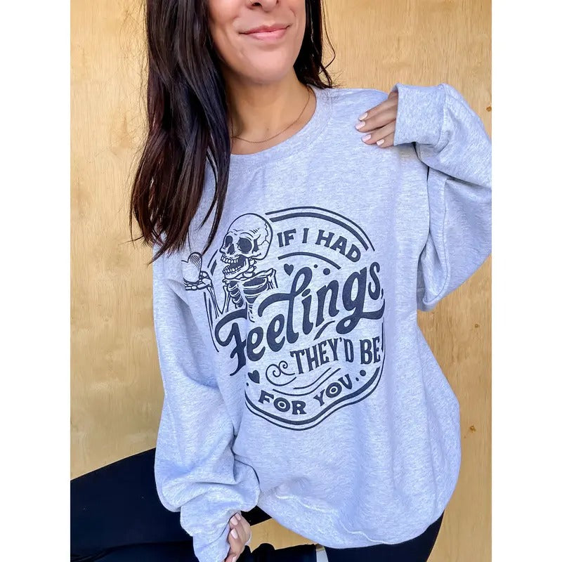 Feelings Graphic Pullover