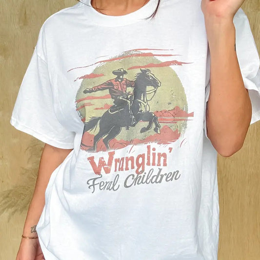 Feral Children Graphic Top