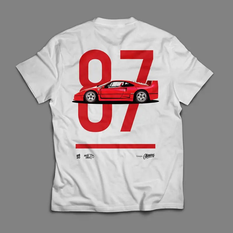 Ferrariii F40 T-Shirt, Unisex, Supercar T-Shirt, Car Enthusiast Shirt, Car Clothing Hoodie, Sweatshirt | InkThreadWorks.com