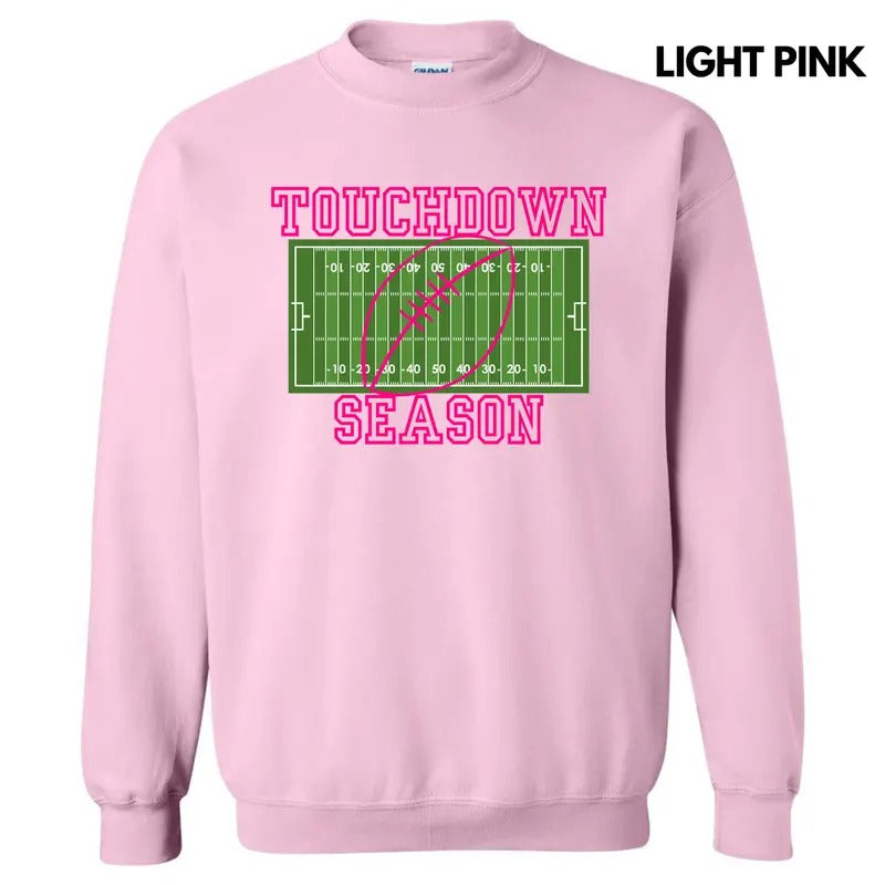 Field Of Touchdowns Sweatshirt 'NLB' T-Shirts, Hoodie | InkThreadWorks.com