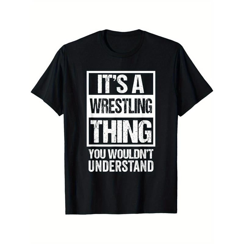 Fan/Fighter T-Shirt - It's A Wrestling Thing You Wouldn't Understand Made in USA Hoodie, Sweatshirt | InkThreadWorks.com