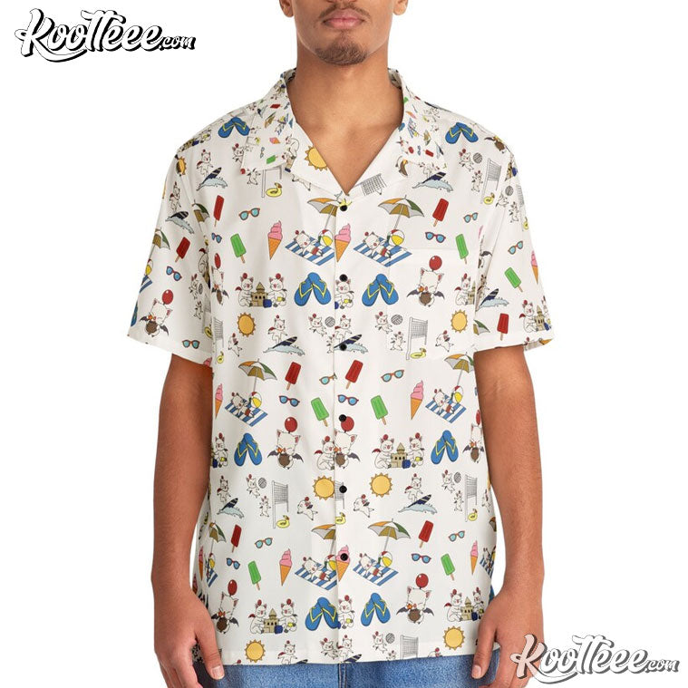Final Fantasy Moogle Summer Fun Hawaiian Shirt
