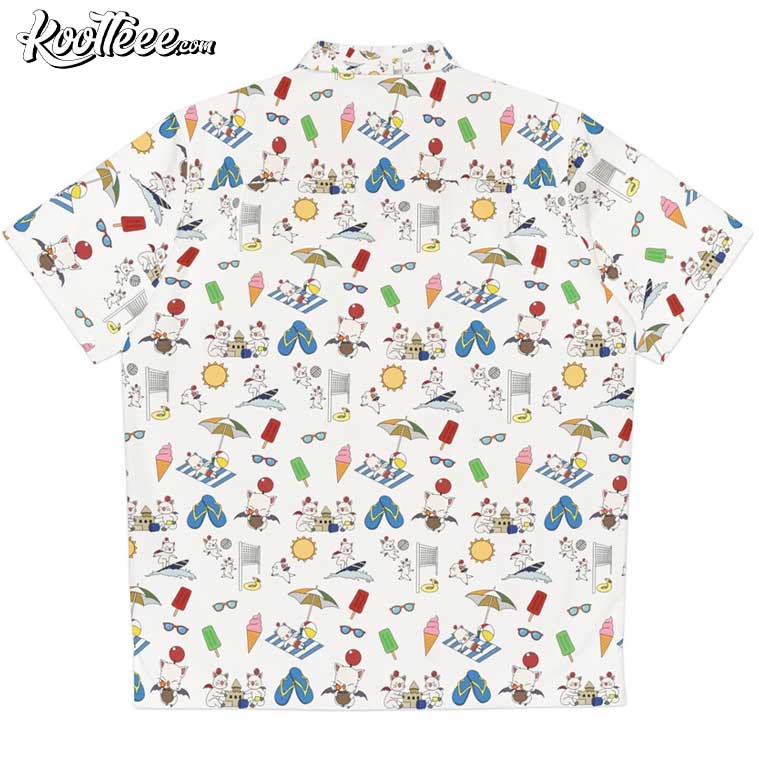 Final Fantasy Moogle Summer Fun Hawaiian Shirt