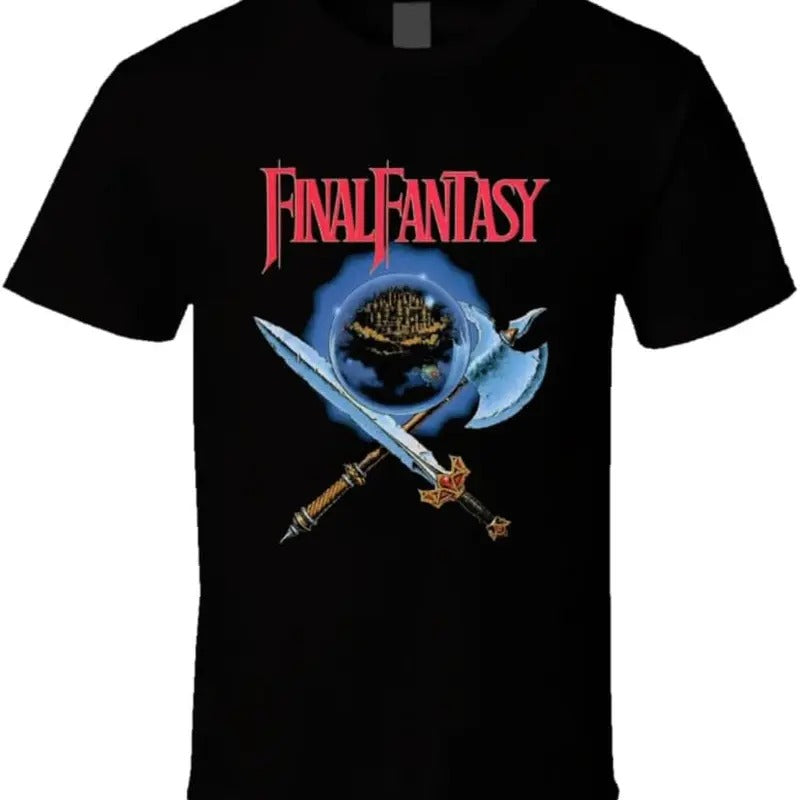 Final Fantasy NES Retro Gamer T Shirt Hoodie, Sweatshirt | InkThreadWorks.com