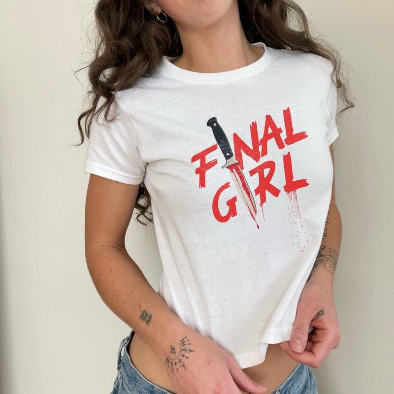 Final Girl Baby Tee Horror Movie Shirt, Halloween Baby Tee, Slasher Movie Tee, Halloween Gift, Horror Apparel, Gift For Fans
