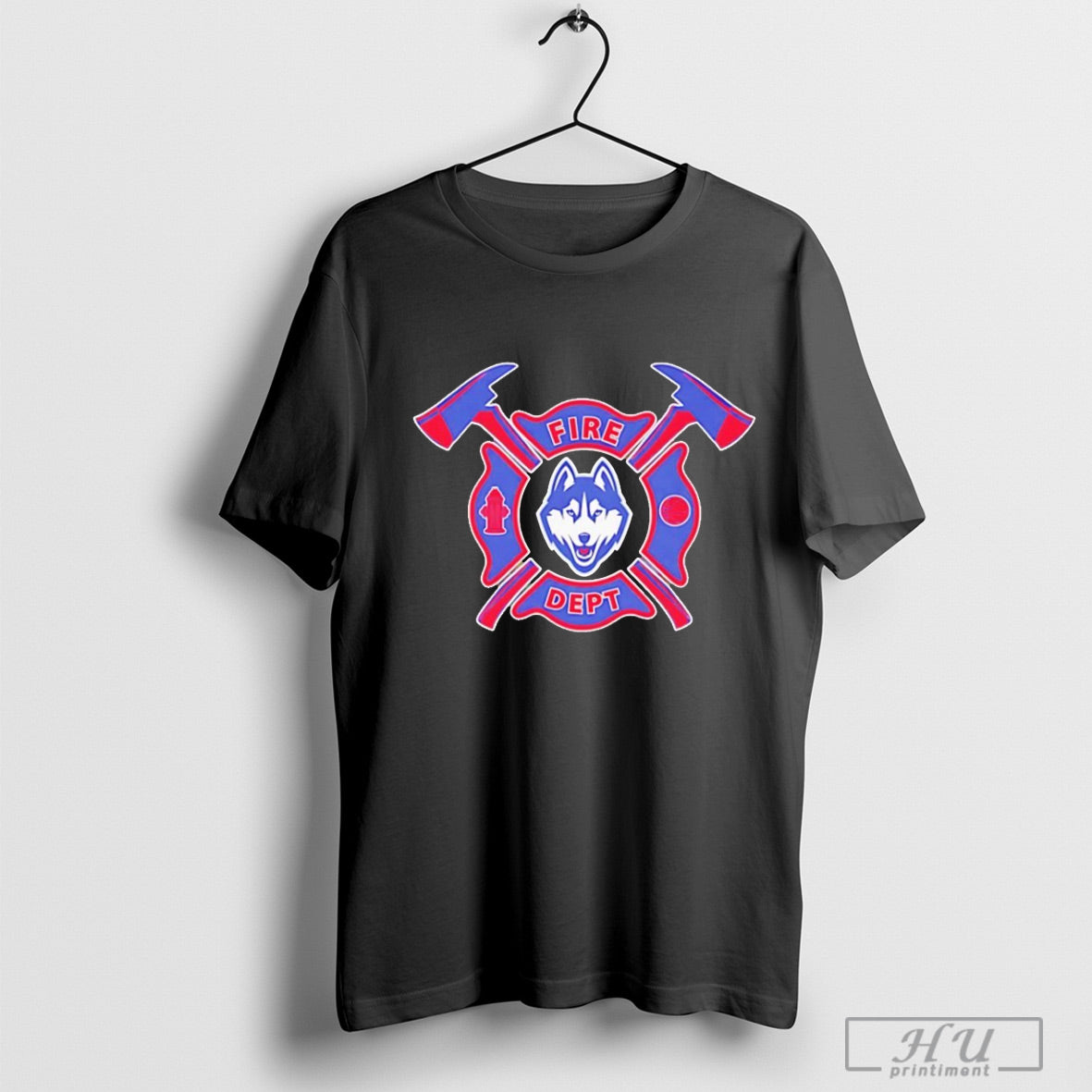 Fire Dept Uconn Huskies Basketball T Shirt