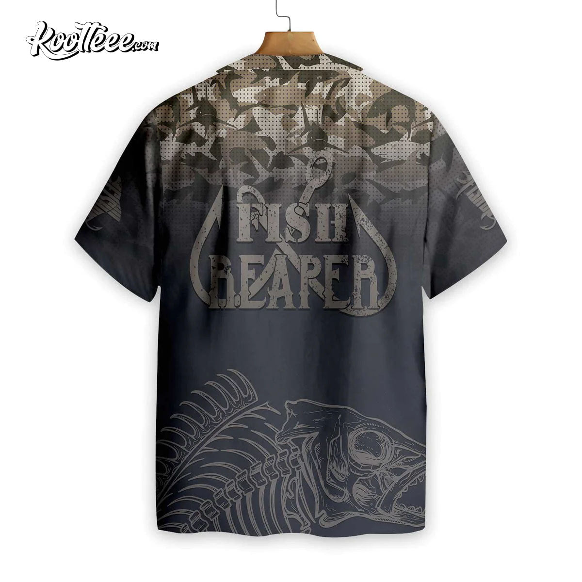 Fish Reaper Fish Skull Skeleton Hawaiian Shirt