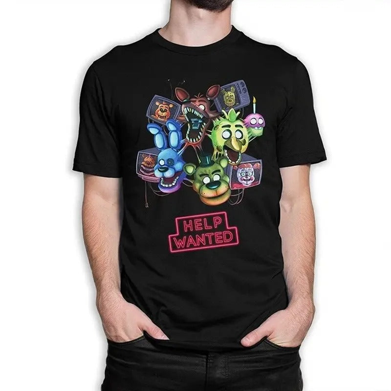 Five Nights at Freddy's Help Wanted T-Shirt, FNAF Shirt Unisex Full Size Hoodie, Sweatshirt | InkThreadWorks.com