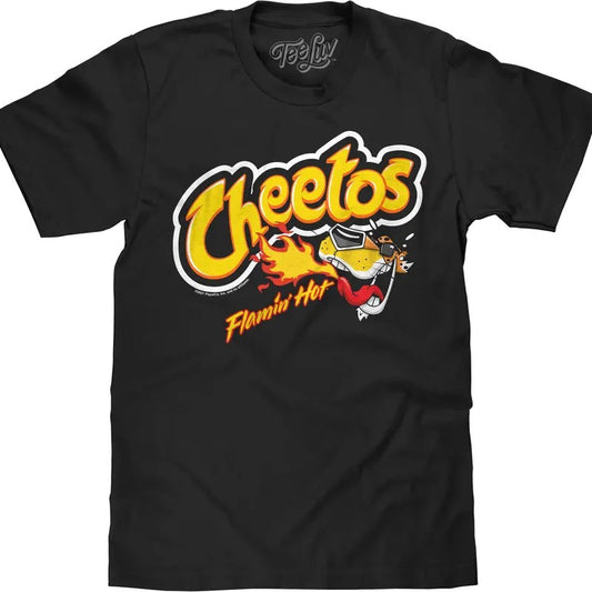 Flamin' Hot Cheetos Chester Cheetah T-Shirt - Black