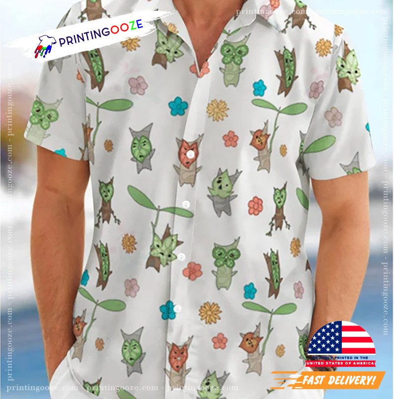 Flora of Hyrule Korok Zelda Hawaiian Shirt