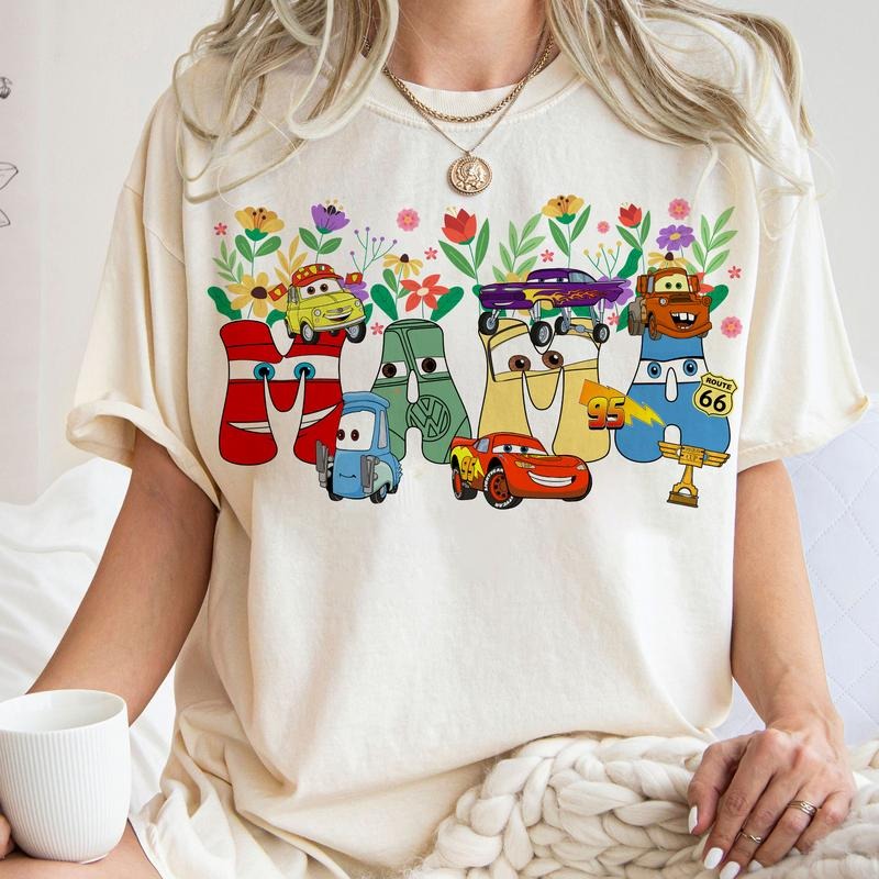 Floral Mama MCQ Mothers Day Shirt, 95 Lightning MC Que Shirt, Mama Sweatshirt, Mother's Day Shirt, Gift For Mom Hoodie