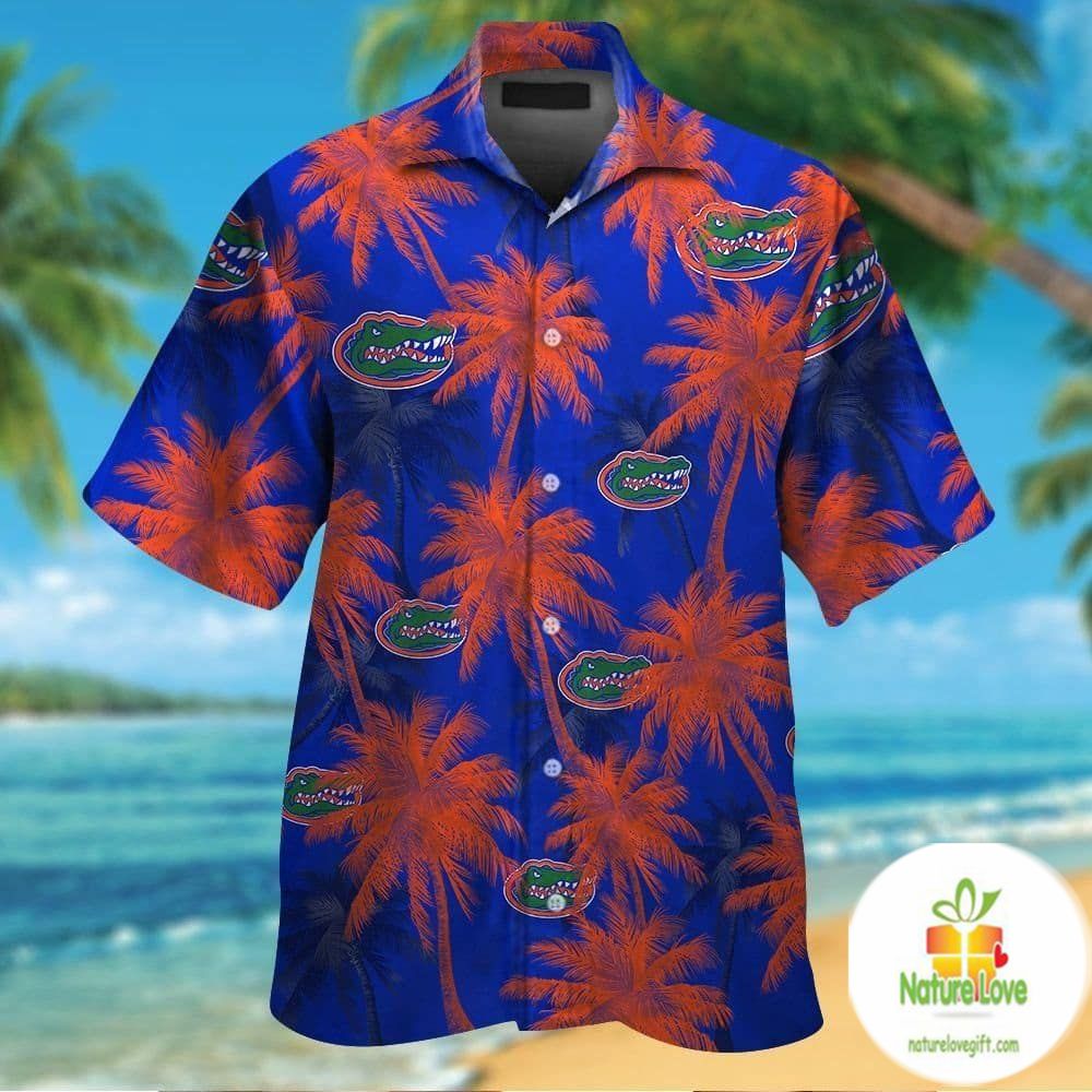 Florida Gators Hawaiian Shirt Short Sleeve Aloha Button Up VER014