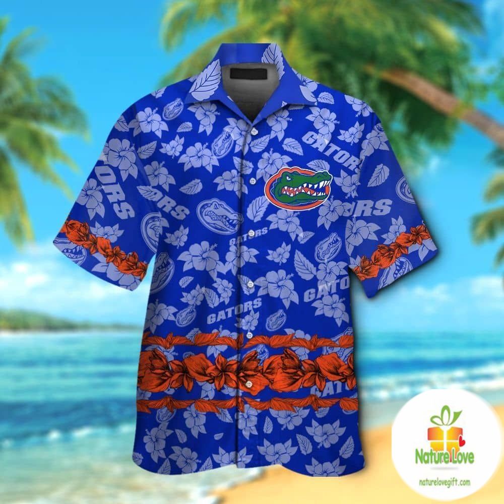 Florida Gators Hawaiian Shirt Short Sleeve Aloha Button Up VER02
