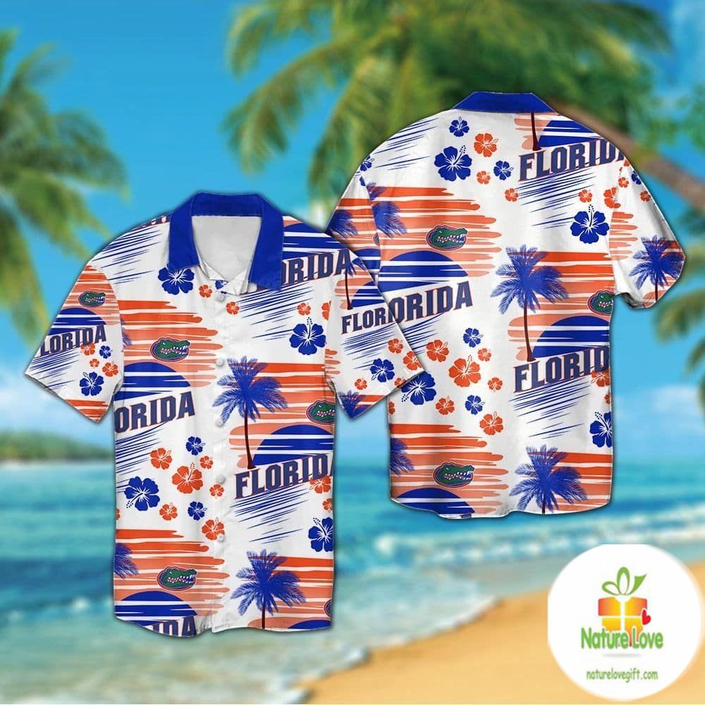 Florida Gators Hawaiian Shirt Short Sleeve Button Up Aloha Shirts